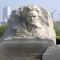 Hand Carved Natural Marble Famous Composer Beethoven Bust Statue
